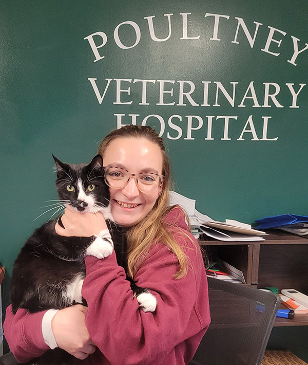 Annie - staff member at Poultney Vet Hospital, Poultney, VT