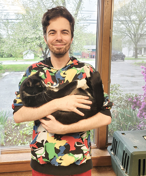 TJ - staff member at Poultney Vet Hospital, Poultney, VT